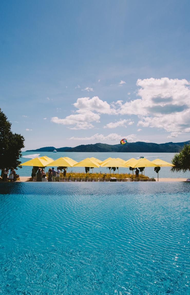 Paspaley 'Stranded at qualia' lunch, qualia, Hamilton Island, Whitsundays, Queensland © Tourism Australia