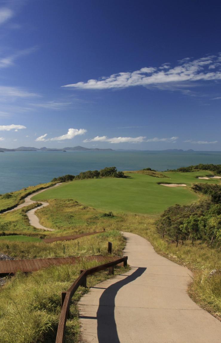 View of the Whitsunday Islands from the Hamilton Island Golf Club, Hamilton Island, Queensland © Hamilton Island Golf Club