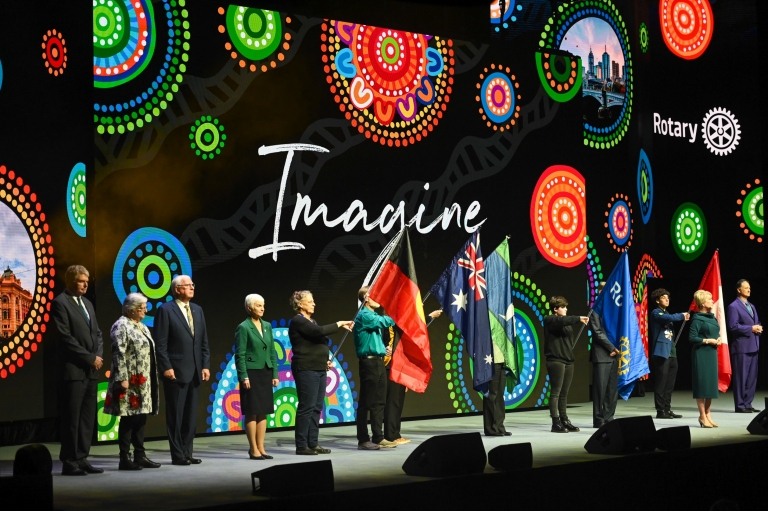 Rotary International Convention (RICON23) opening ceremony, Melbourne, VIC © Rotary