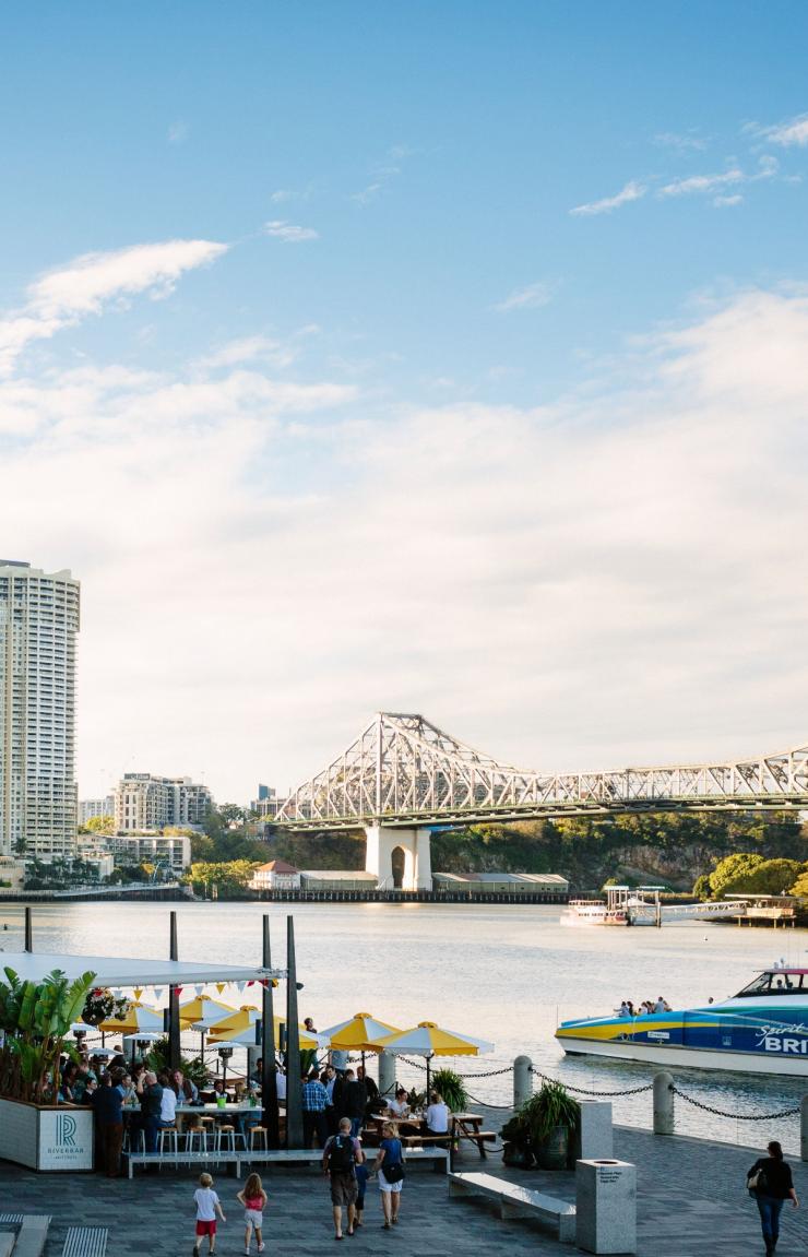 昆士兰州，布里斯班，鹰街码头购物中心 © Brisbane Marketing 版权所有