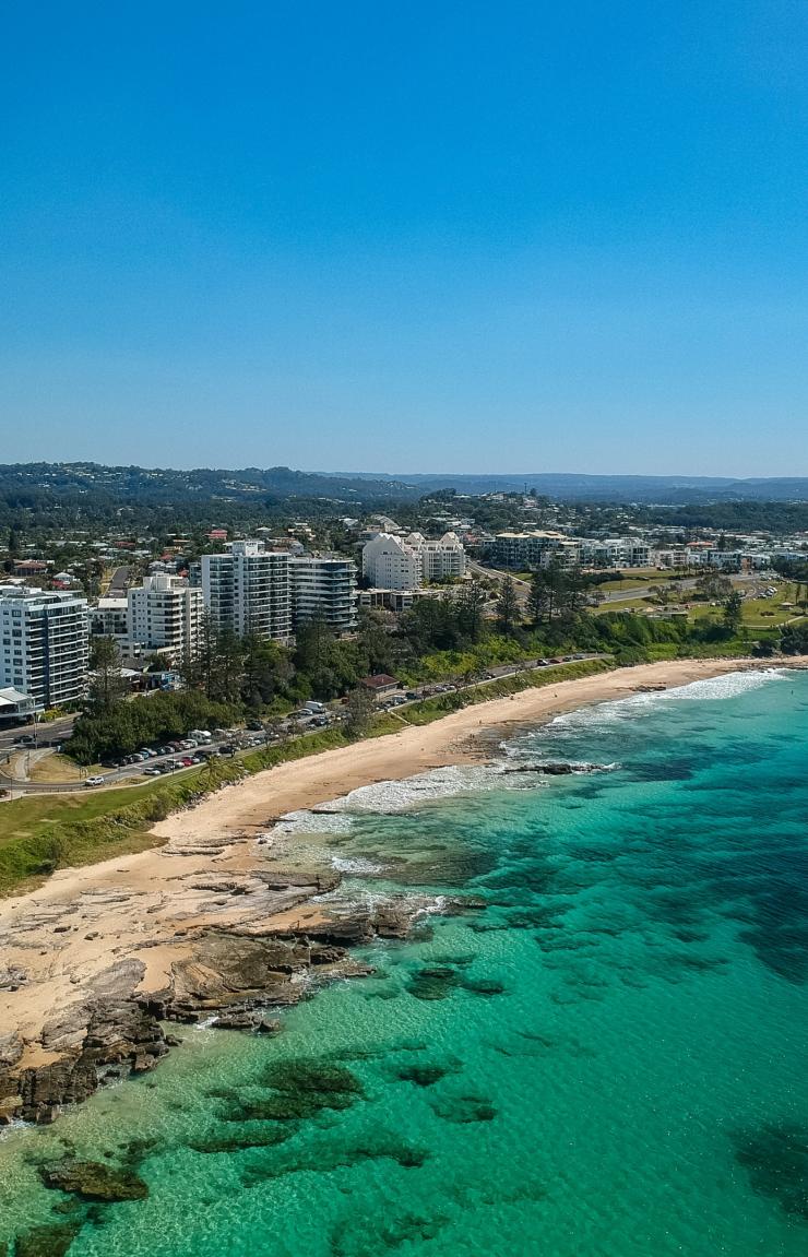 昆士兰州，阳光海岸，莫罗拉巴鸟瞰图 © 澳大利亚旅游局版权所有